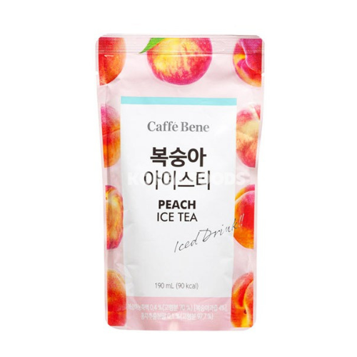 Caffe Bene Peach Ice Tea